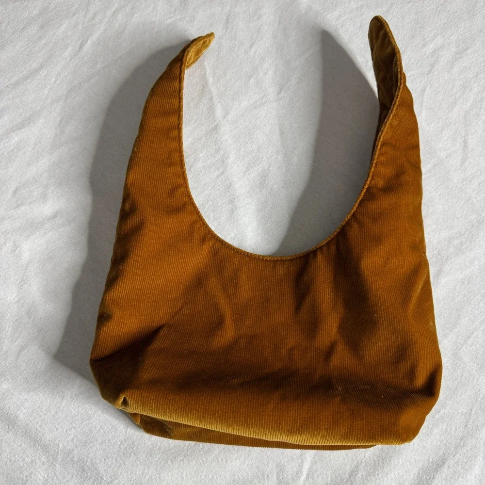 Merit The Signature Pinwale‎ Top Knot Corduroy Makeup Bag Hobo Mini Minimalist